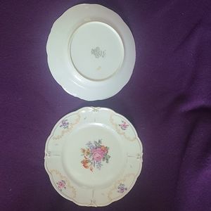 Vintage JLMENAU Porcelsin Salad Plates-Set of 2